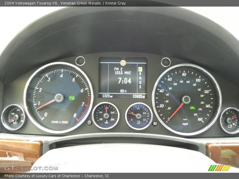 Venetian Green Metallic / Kristal Gray 2004 Volkswagen Touareg V8