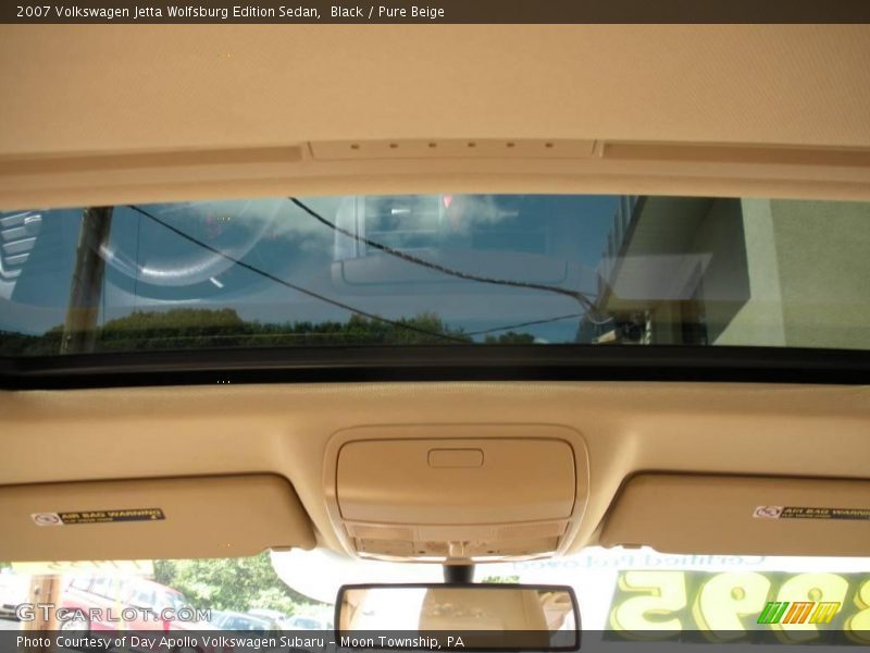 Black / Pure Beige 2007 Volkswagen Jetta Wolfsburg Edition Sedan