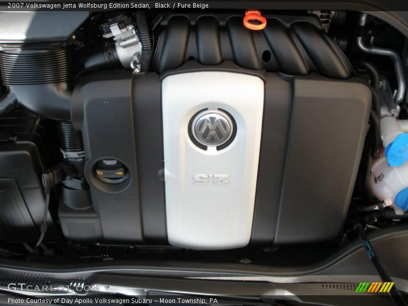 Black / Pure Beige 2007 Volkswagen Jetta Wolfsburg Edition Sedan