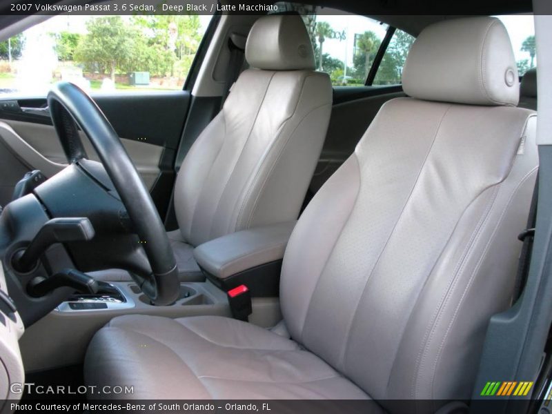Deep Black / Latte Macchiato 2007 Volkswagen Passat 3.6 Sedan