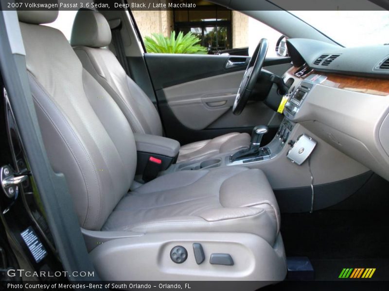 Deep Black / Latte Macchiato 2007 Volkswagen Passat 3.6 Sedan