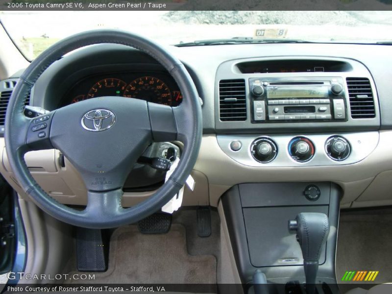 Aspen Green Pearl / Taupe 2006 Toyota Camry SE V6
