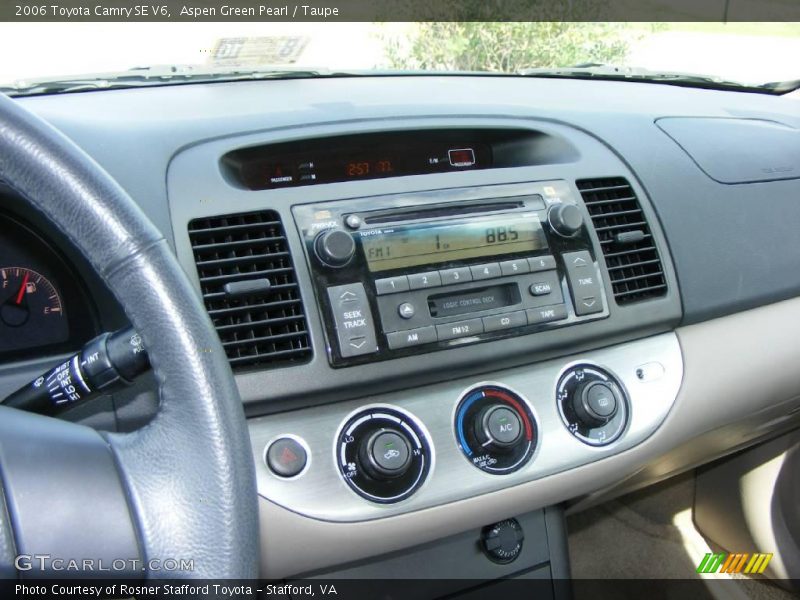 Aspen Green Pearl / Taupe 2006 Toyota Camry SE V6