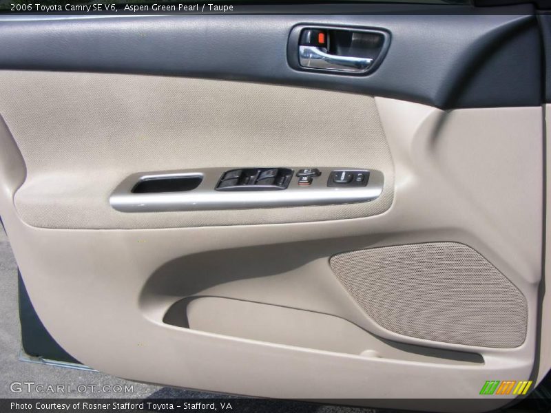 Aspen Green Pearl / Taupe 2006 Toyota Camry SE V6