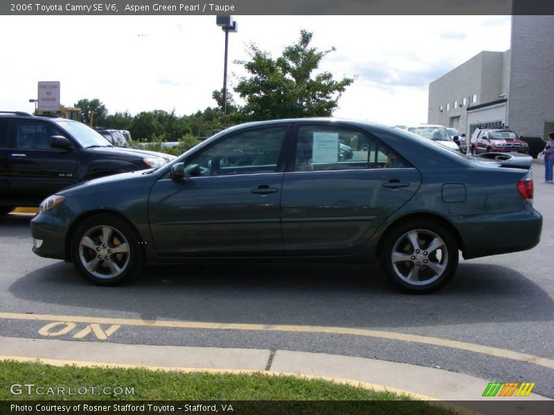 Aspen Green Pearl / Taupe 2006 Toyota Camry SE V6