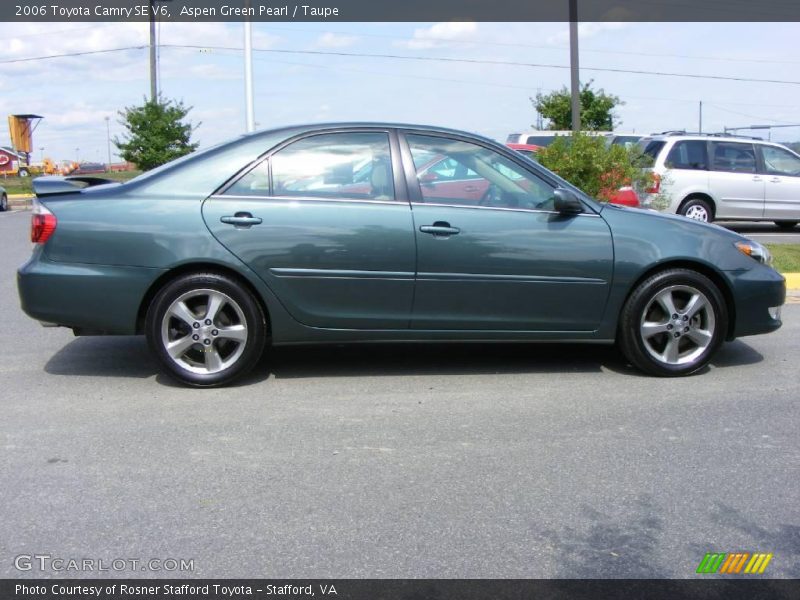 Aspen Green Pearl / Taupe 2006 Toyota Camry SE V6