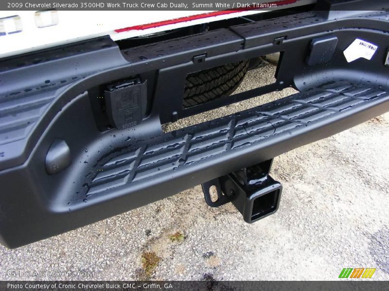 Summit White / Dark Titanium 2009 Chevrolet Silverado 3500HD Work Truck Crew Cab Dually