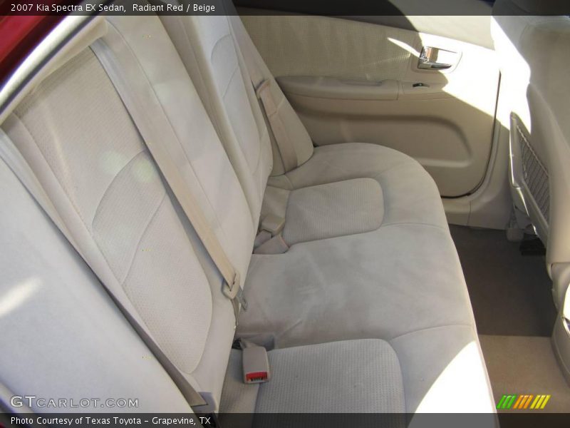 Radiant Red / Beige 2007 Kia Spectra EX Sedan