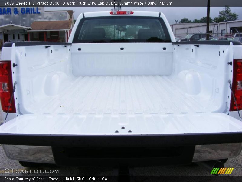 Summit White / Dark Titanium 2009 Chevrolet Silverado 3500HD Work Truck Crew Cab Dually