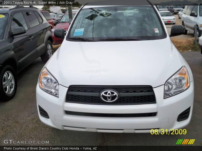 Super White / Ash Gray 2009 Toyota RAV4 I4