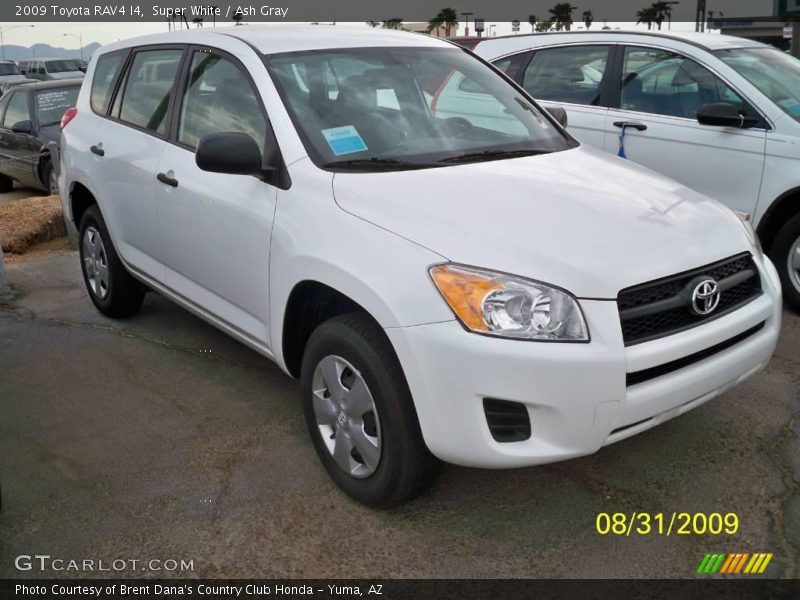 Super White / Ash Gray 2009 Toyota RAV4 I4