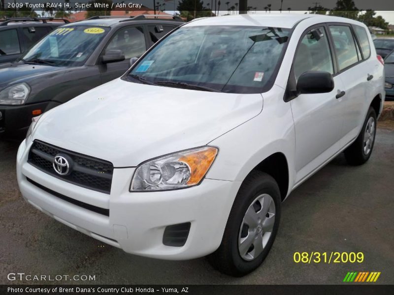 Super White / Ash Gray 2009 Toyota RAV4 I4