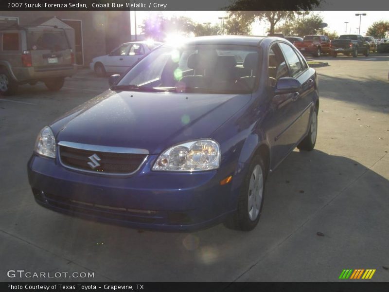 Cobalt Blue Metallic / Grey 2007 Suzuki Forenza Sedan
