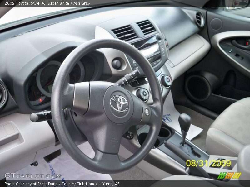 Super White / Ash Gray 2009 Toyota RAV4 I4