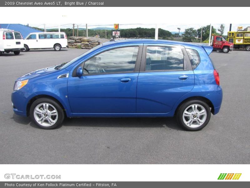 Bright Blue / Charcoal 2009 Chevrolet Aveo Aveo5 LT