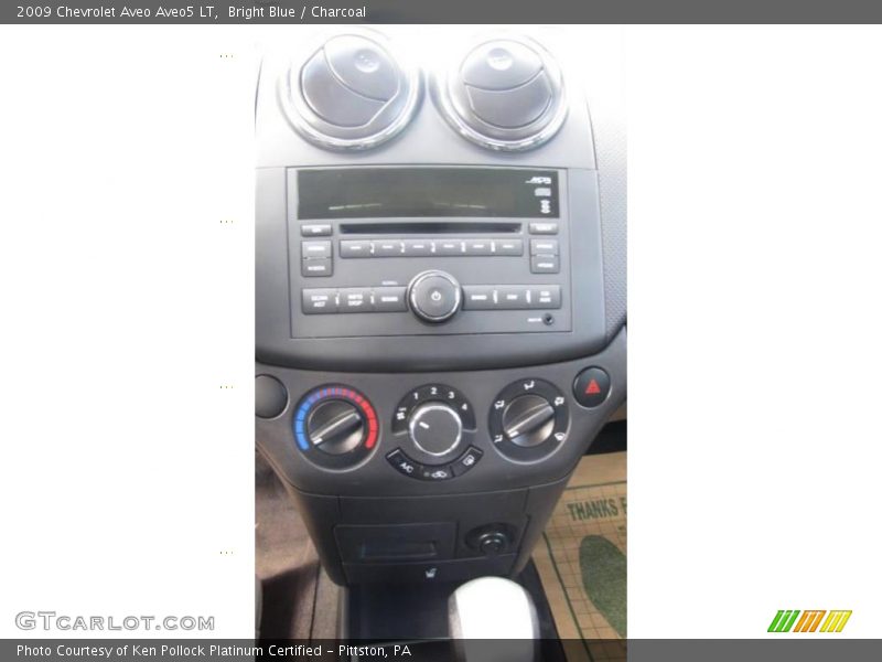 Bright Blue / Charcoal 2009 Chevrolet Aveo Aveo5 LT