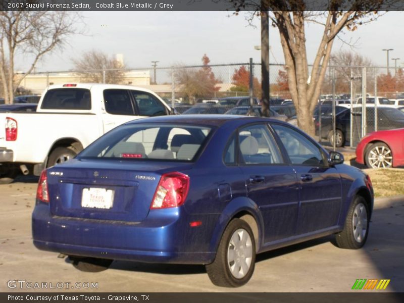 Cobalt Blue Metallic / Grey 2007 Suzuki Forenza Sedan