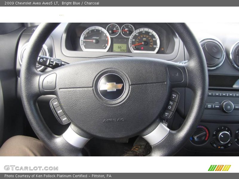 Bright Blue / Charcoal 2009 Chevrolet Aveo Aveo5 LT