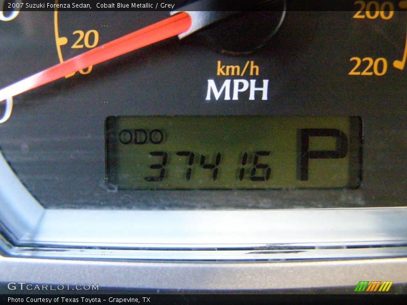 Cobalt Blue Metallic / Grey 2007 Suzuki Forenza Sedan