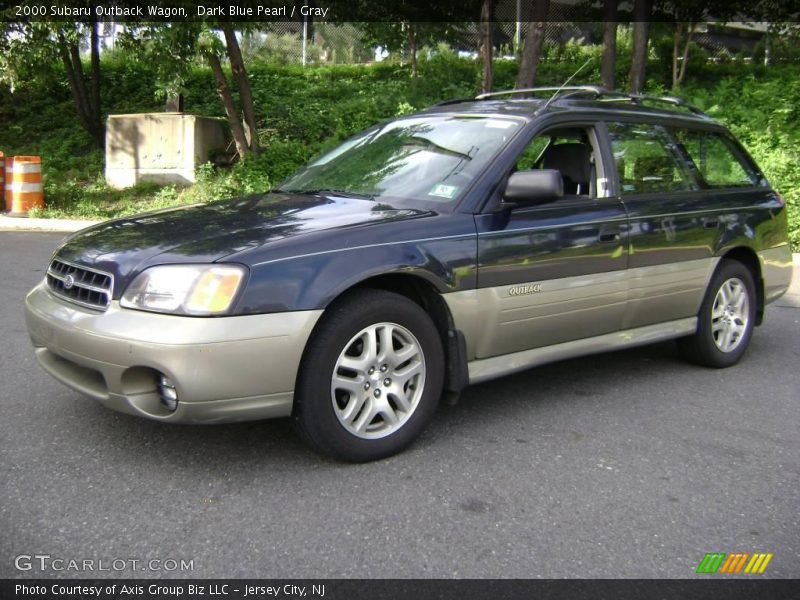 Dark Blue Pearl / Gray 2000 Subaru Outback Wagon