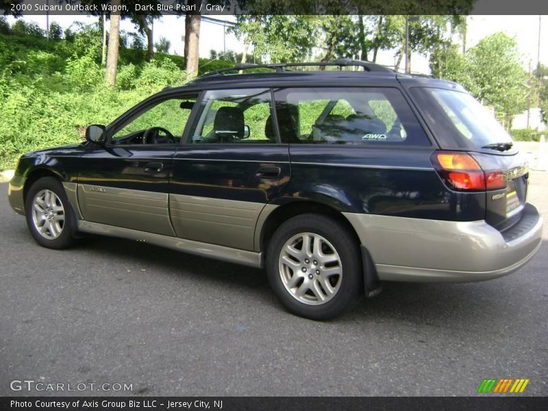 Dark Blue Pearl / Gray 2000 Subaru Outback Wagon