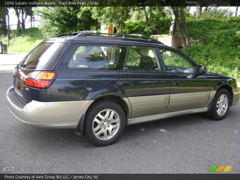 Dark Blue Pearl / Gray 2000 Subaru Outback Wagon