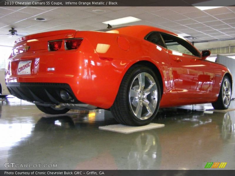 Inferno Orange Metallic / Black 2010 Chevrolet Camaro SS Coupe