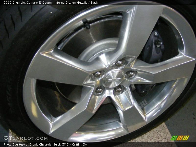 Inferno Orange Metallic / Black 2010 Chevrolet Camaro SS Coupe