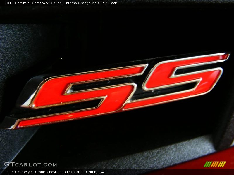 Inferno Orange Metallic / Black 2010 Chevrolet Camaro SS Coupe