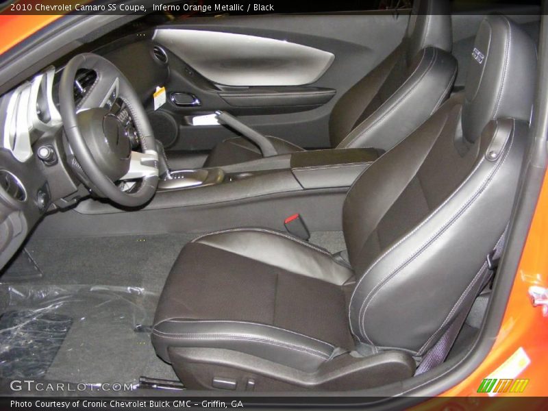 Inferno Orange Metallic / Black 2010 Chevrolet Camaro SS Coupe