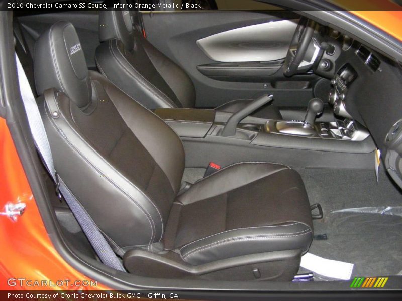 Inferno Orange Metallic / Black 2010 Chevrolet Camaro SS Coupe