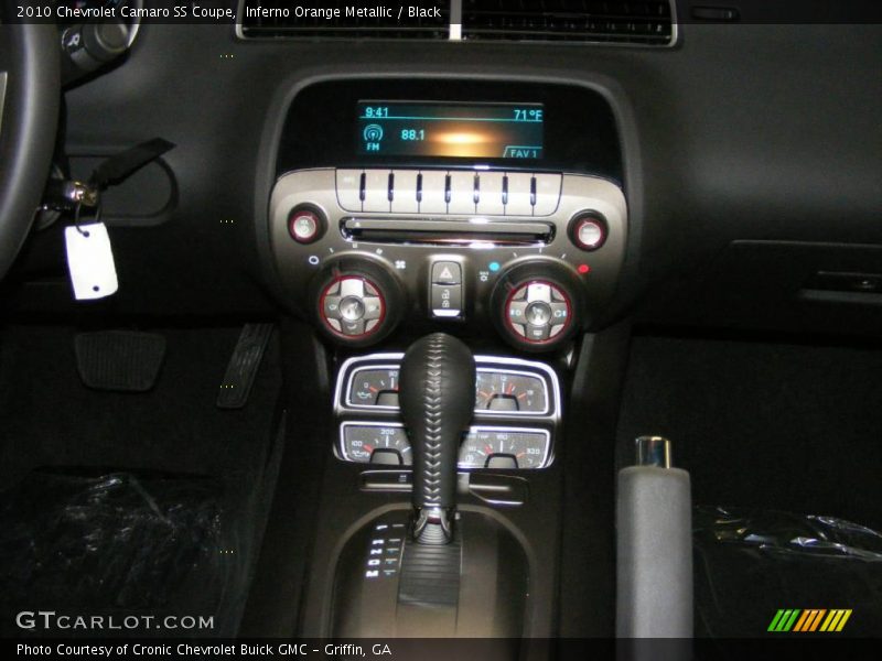 Inferno Orange Metallic / Black 2010 Chevrolet Camaro SS Coupe