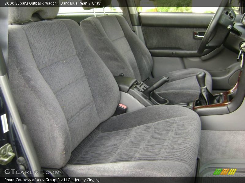 Dark Blue Pearl / Gray 2000 Subaru Outback Wagon