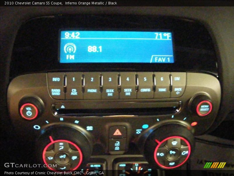 Inferno Orange Metallic / Black 2010 Chevrolet Camaro SS Coupe