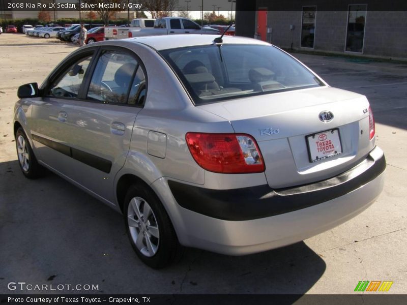 Silver Metallic / Gray 2008 Kia Rio LX Sedan