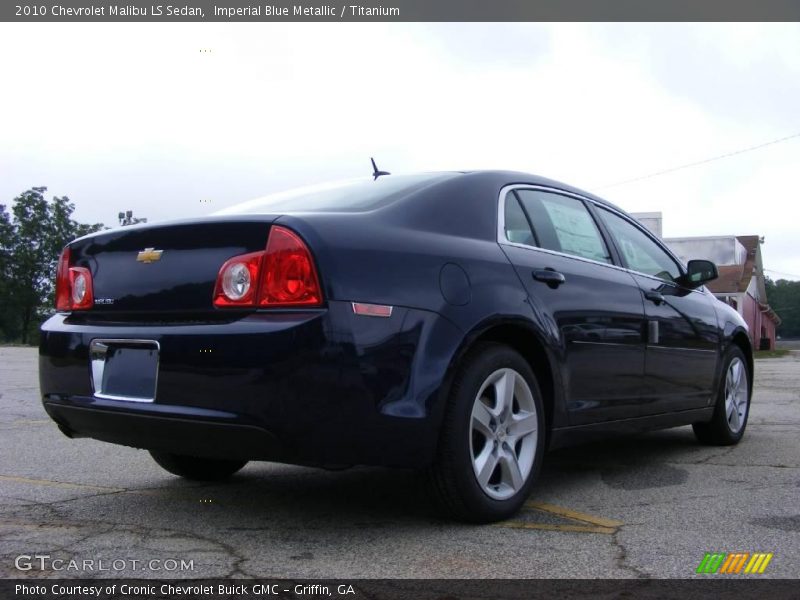 Imperial Blue Metallic / Titanium 2010 Chevrolet Malibu LS Sedan