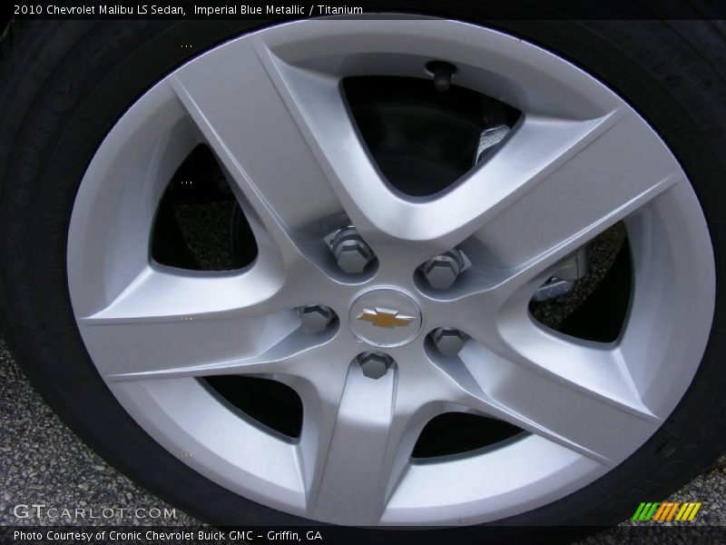 Imperial Blue Metallic / Titanium 2010 Chevrolet Malibu LS Sedan