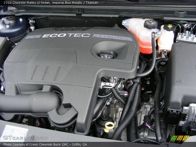 Imperial Blue Metallic / Titanium 2010 Chevrolet Malibu LS Sedan