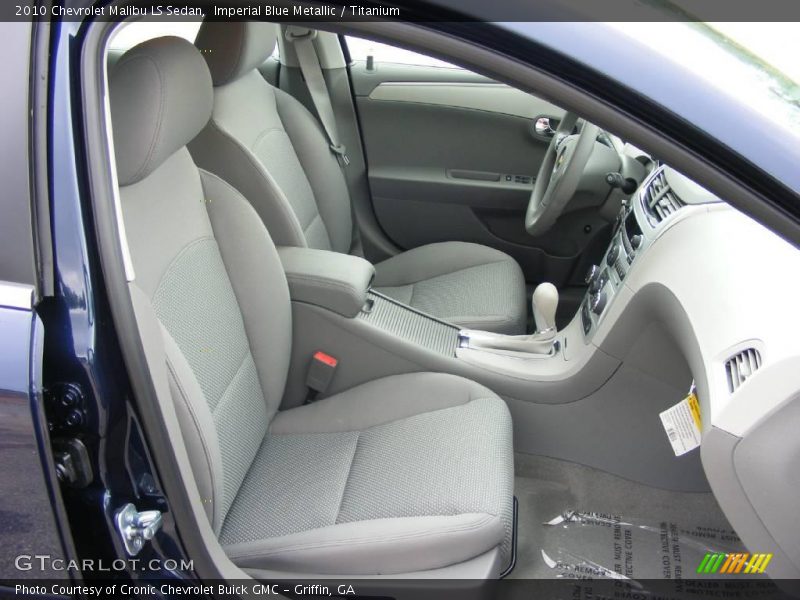 Imperial Blue Metallic / Titanium 2010 Chevrolet Malibu LS Sedan