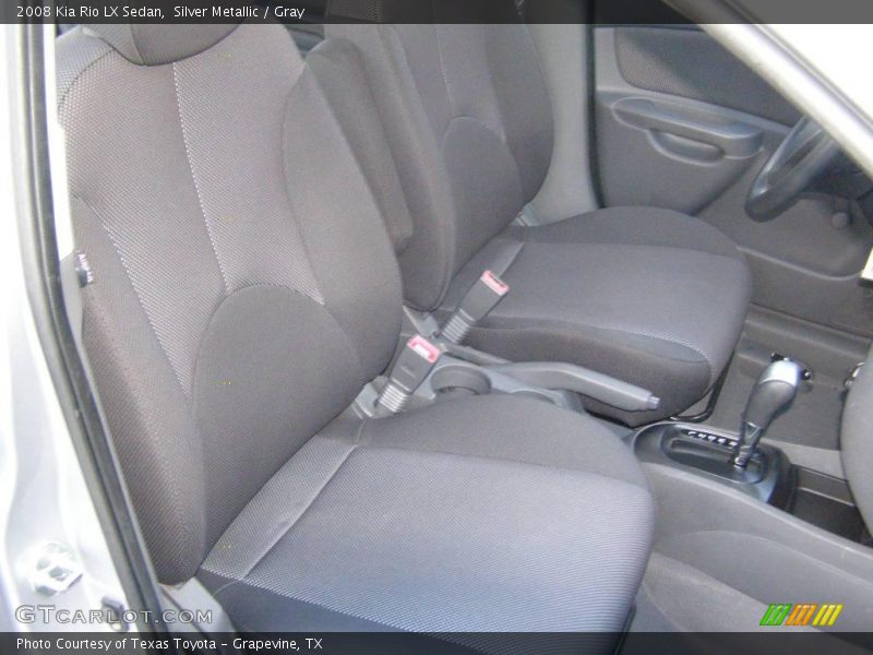 Silver Metallic / Gray 2008 Kia Rio LX Sedan