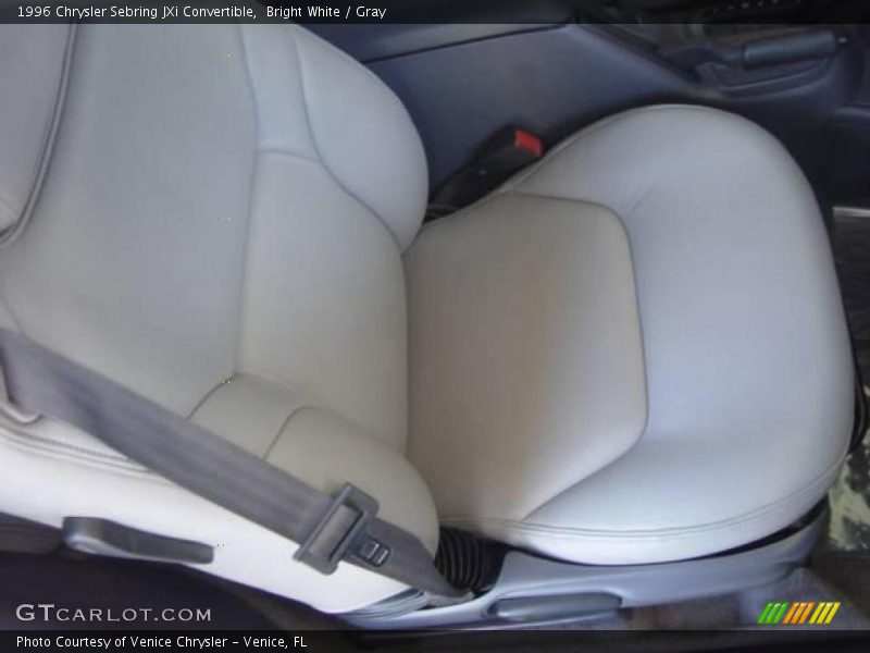 Bright White / Gray 1996 Chrysler Sebring JXi Convertible
