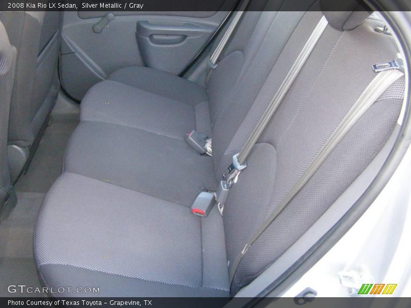 Silver Metallic / Gray 2008 Kia Rio LX Sedan