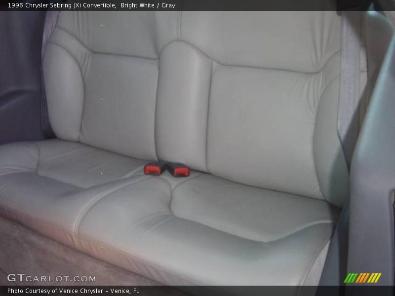 Bright White / Gray 1996 Chrysler Sebring JXi Convertible