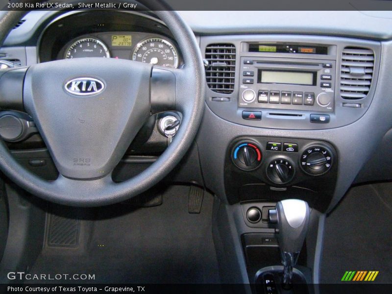 Silver Metallic / Gray 2008 Kia Rio LX Sedan