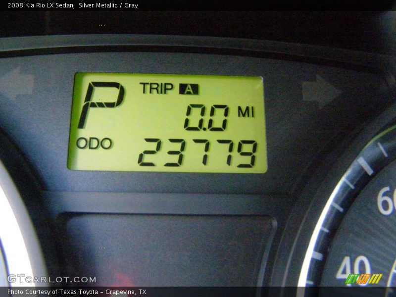 Silver Metallic / Gray 2008 Kia Rio LX Sedan