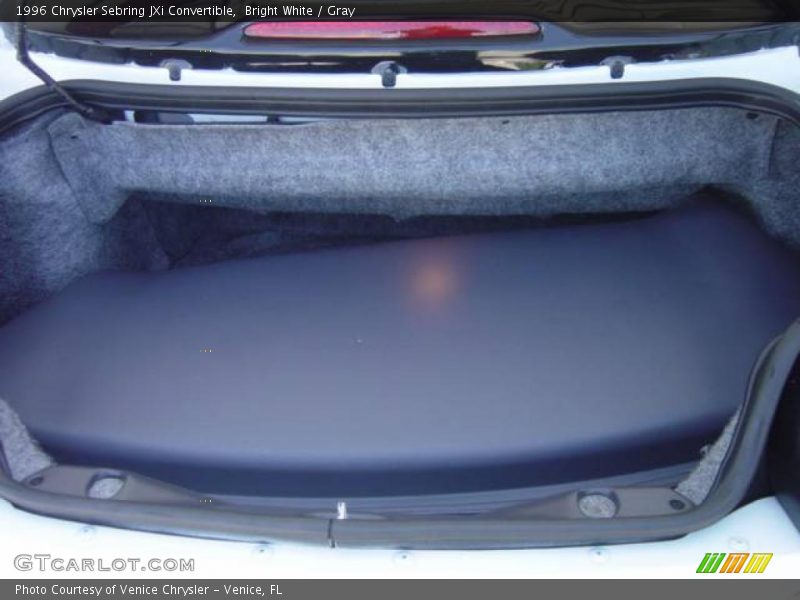 Bright White / Gray 1996 Chrysler Sebring JXi Convertible