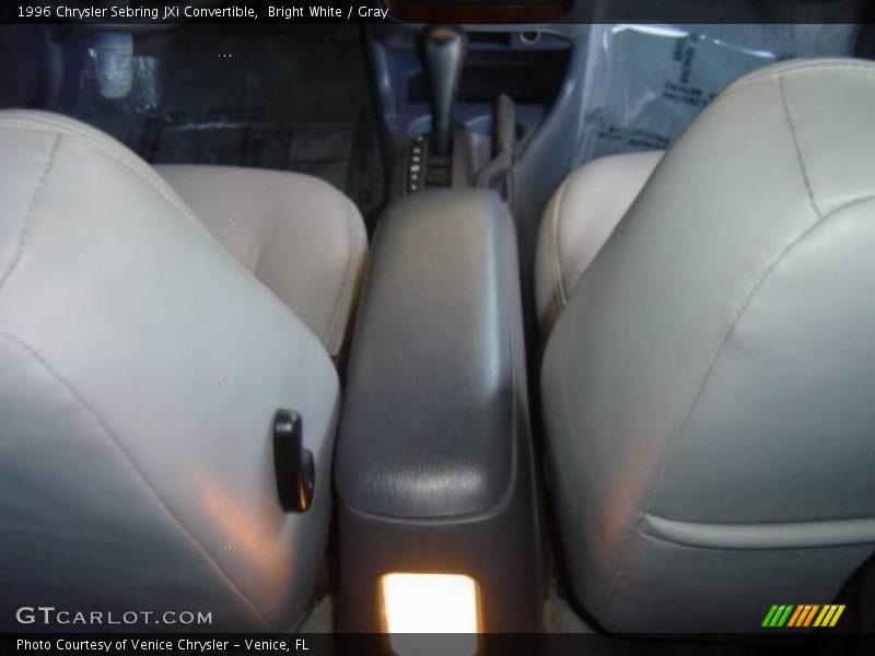 Bright White / Gray 1996 Chrysler Sebring JXi Convertible