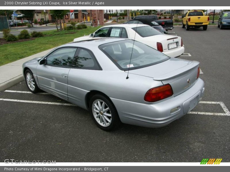 Ice Silver Metallic / Agate 2000 Chrysler Sebring LXi Coupe