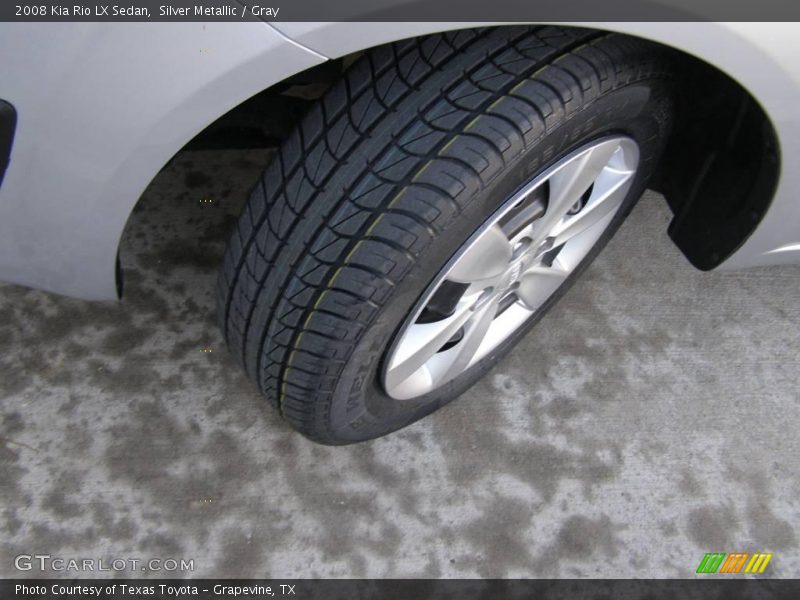 Silver Metallic / Gray 2008 Kia Rio LX Sedan