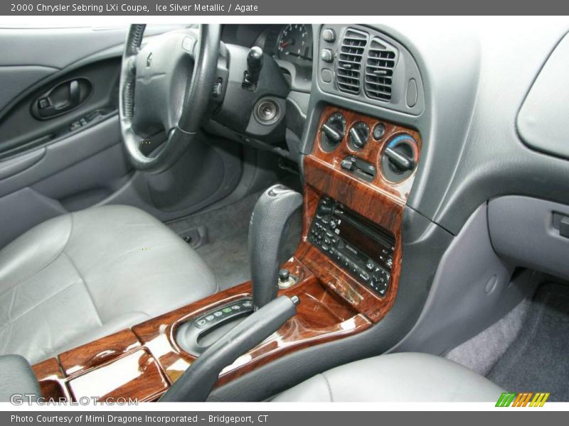 Ice Silver Metallic / Agate 2000 Chrysler Sebring LXi Coupe